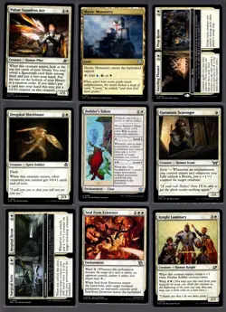 Lot Of 9 Magic: The Gathering Cards (white) - Image 1