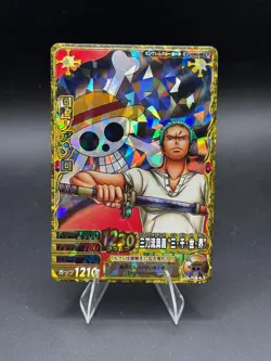 Roronoa Zoro PEM002-W CP One Piece One Py Berry Match Card Japanese - Image 1