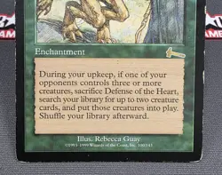 MTG Defense of the Heart - Urza's Legacy Magic the Gathering Card # 100 - Image 4