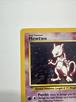 Mewtwo 010/102 Base Set Holo LP/NM Excellent Condition Pokemon Cards - Image 3