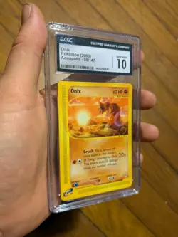 (POP 22) CGC 10 Gem Mint Onix Aquapolis 98/147 Pokemon Card - Image 1