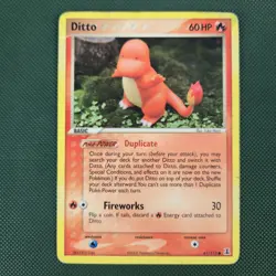 HP Ditto 61/113 Charmander EX Delta Species Common Nintendo Pokemon Card - Image 1
