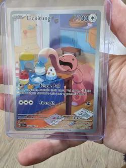 Pokemon Card - Lickitung Temporal Forces 180/162 Holo Illustration Rare - Image 1
