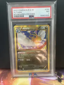 Pokemon 2012 B&W Boundaries Crossed Altaria Secret Shiny Card #152/149 PSA 7 - Image 1