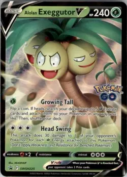 Alolan Exeggutor V Promo SWSH: Sword & Shield Promo Cards SWSH225 LP - Image 1