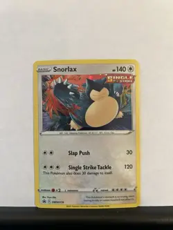 Pokemon Snorlax SWSH119 Black Star Promo Cards Holo NM - Image 1