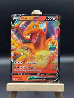 Charizard V - 019/189 - Ultra Rare - Darkness Ablaze - Pokemon Card - NM - Image 1