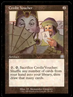 Credit Voucher LP Light Play Mercadian Masques MTG [8362] - Image 1