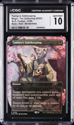 2025 MAGIC THE GATHERING SLD FURBYS TAMIYO'S SAFEKEEPING CGC 10 GEM MINT - Image 1