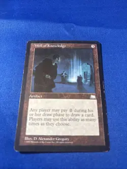 WELL OF KNOWLEDGE LP Weatherlight Reserved List mtg Magic fast shipping - Image 1