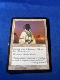 PEACEKEEPER LP Weatherlight Reserved List mtg Magic fast shipping - Image 1