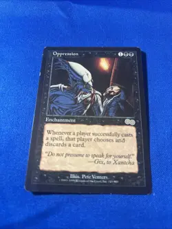 OPPRESSION LP Urza’s Saga Vintage mtg Magic fast shipping - Image 1