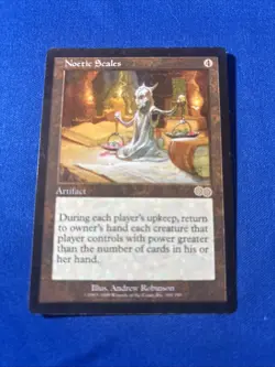 NOETIC SCALES LP Urza’s Saga Vintage mtg Magic fast shipping - Image 1