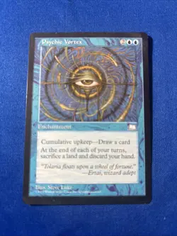 PSYCHIC VORTEX MP Weatherlight Reserved List mtg Magic fast shipping - Image 1
