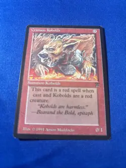 CRIMSON KOBOLDS LP+ Legends Vintage mtg Magic fast shipping - Image 1