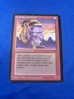 CROOKSHANK KOBOLDS LP Legends Vintage mtg Magic fast shipping - Image 1