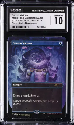 2025 MAGIC THE GATHERING SLD THE ODDBODIES SERUM VISIONS CGC 10 GEM MINT - Image 1