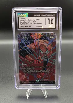 MTG Magic Tangle (Borderless) 0038 Marvel Universe FOIL CGC 10 - Image 1