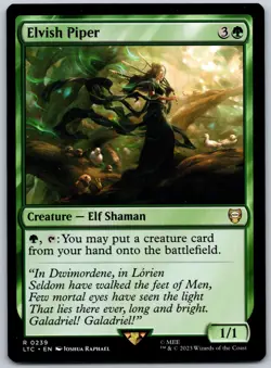 Elvish Piper R Commander: The Lord of the Rings: Tales of Middle-earth 239 NM - Image 1