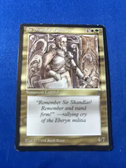 SIR SHANDLAR OF EBERYN LP Legends vintage mtg Magic fast shipping - Image 1