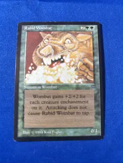RABID WOMBAT LP Legends Original Vintage mtg Magic fast shipping - Image 1
