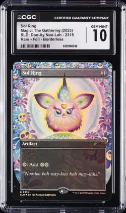 2025 MAGIC THE GATHERING SLD DOO-AY NOO-LAH #2315 SOL RING CGC 10 GEM MINT - Image 1