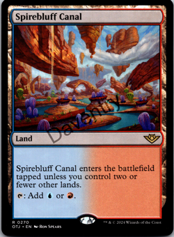 Spirebluff Canal (0270) - Magic: The Gathering - Outlaws of Thunder Junction REG - Image 1