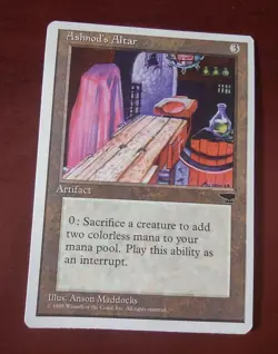 ASHNOD'S ALTAR x1 mtg DAMAGED Chronicles 1 Common - Image 1