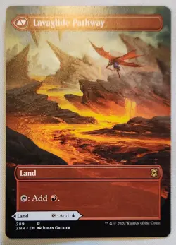 MTG [x1] Riverglide Pathway [x1] BORDERLESS EXTENDED Zendikar Rising M/NM - Image 2