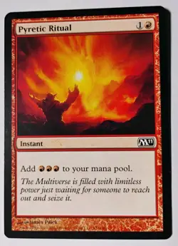 Pyretic Ritual MTG, Magic 2011, Regular, LP - Image 1