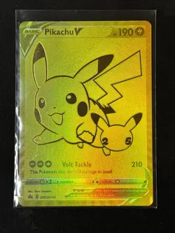 Pokemon Pikachu V SWSH145 & Poke Ball SWSH146 Celebrations Collection - Image 3