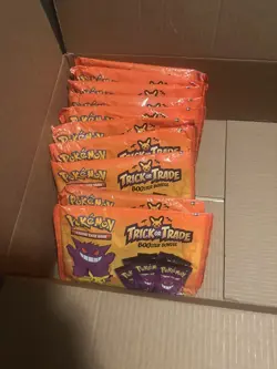 Wholesale LOT of 10 Pokemon TCG Trick or Trade BOOster Bundles 400Packs Sealed 820650850783 - Image 1