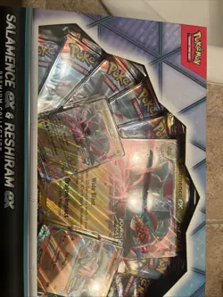 Pokemon Mega Evolution Salamence EX Reshiram EX Premium Collection - Image 1