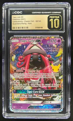 2021 Pokemon SWSH Tapu Lele Classic Collection GX Holo #60/145 CGC 10 Pristine - Image 1