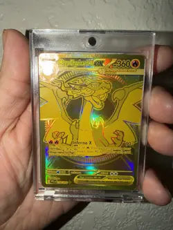 Mega Charizard x Ex 130/094 Phantasmal Flames Gold Hyper Rare Pokemon, Near Mint - Image 4