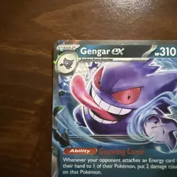 Gengar ex Temporal Forces Ultra Rare Pokemon TCG 104/162 Scarlet & Violet Nm - Image 2