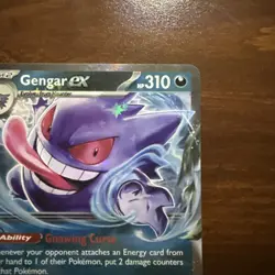 Gengar ex Temporal Forces Ultra Rare Pokemon TCG 104/162 Scarlet & Violet Nm - Image 3