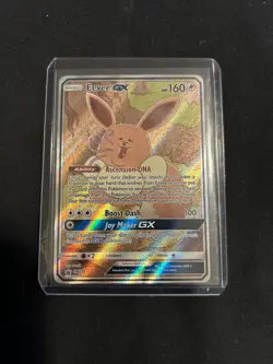 Pokemon TCG Eevee GX SM233 Full Art Black Star Promo Sun & Moon - Image 1