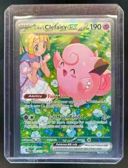 2025 Pokemon Journey Together Lillie's Clefairy ex #184/159 - Image 1