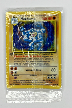 MACHAMP POKEMON Card FACTORY SEALED 1st Edition 1999 Mint Condition WOTC Holo - Image 1