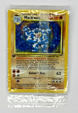 MACHAMP POKEMON Card FACTORY SEALED 1st Edition 1999 Mint Condition WOTC Holo - Image 2
