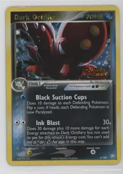 Dark Octillery Reverse Foil Pokemon EX Team Rocket Returns #8 2004 - Image 1