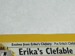 Pokemon TCG Erika's Clefable 1st Edition Gym Heroes Holo Rare - Image 5