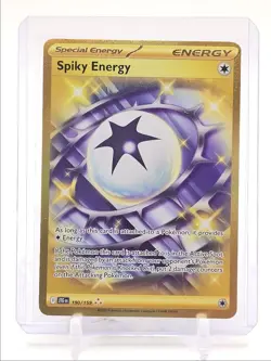 SPIKY ENERGY 2025 POKEMON JOURNEY TOGETHER HYPER RARE 190/159 Q5550 - Image 1