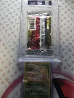 Pokemon WOTC Neo Genesis Typhlosion 2000 PSA 9 Graded Pack - Image 4