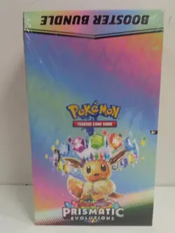 2025 Pokemon Prismatic Evolutions Factory Sealed Booster Bundle Display Box (c) - Image 1