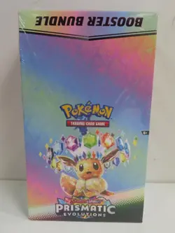 2025 Pokemon Prismatic Evolutions Factory Sealed Booster Bundle Display Box (b) - Image 1