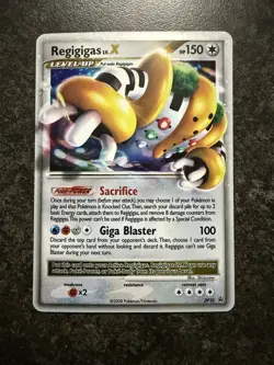 2007 Pokemon Promo Regigigas Lv.x #DP30 - Image 1