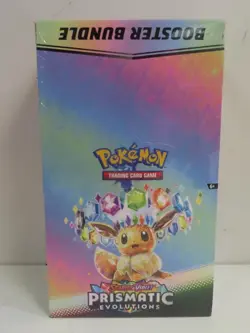 2025 Pokemon Prismatic Evolutions Factory Sealed Booster Bundle Display Box (a) - Image 1