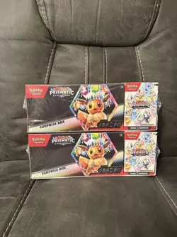 LOT OF 2 Pokemon Prismatic Evolutions Surprise Box & Booster Bundle Sams Club - Image 1